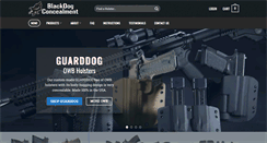 Desktop Screenshot of blackdogconcealment.com