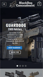 Mobile Screenshot of blackdogconcealment.com